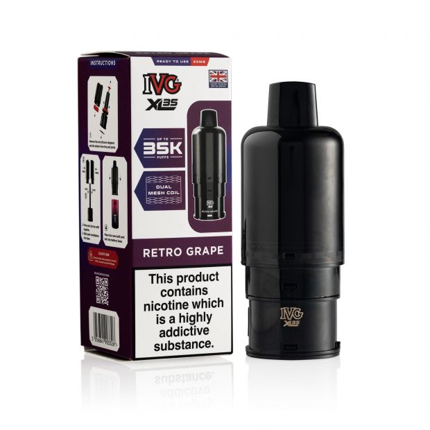 IVG XL35 Retro Grape pod & box